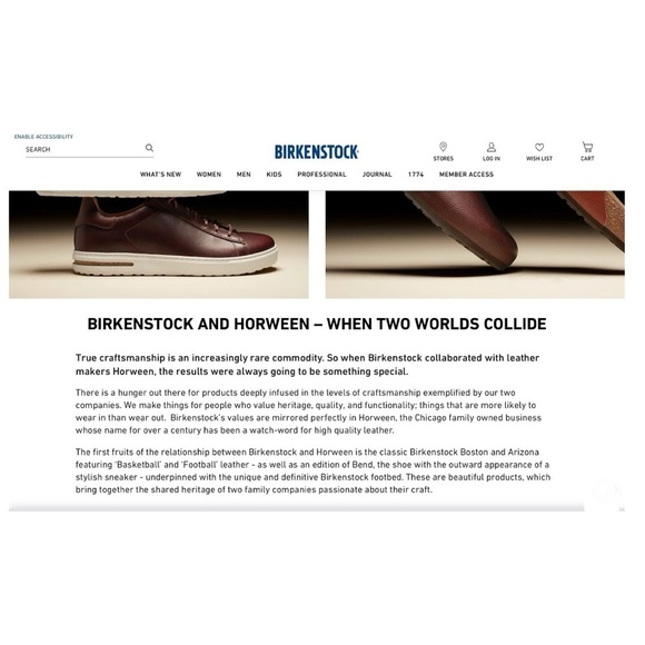 Birkenstock (NWT) Limited Edition, Horween Leather Arizona Sandals Size 41 - Picture 6 of 11